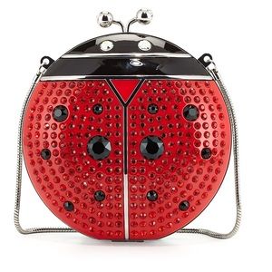 KATE SPADE SPRING FORWARD LADY BUG CLUTCH BAG